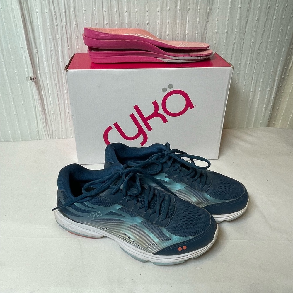 Ryka Women's Navy and Pink Athletic Shoes